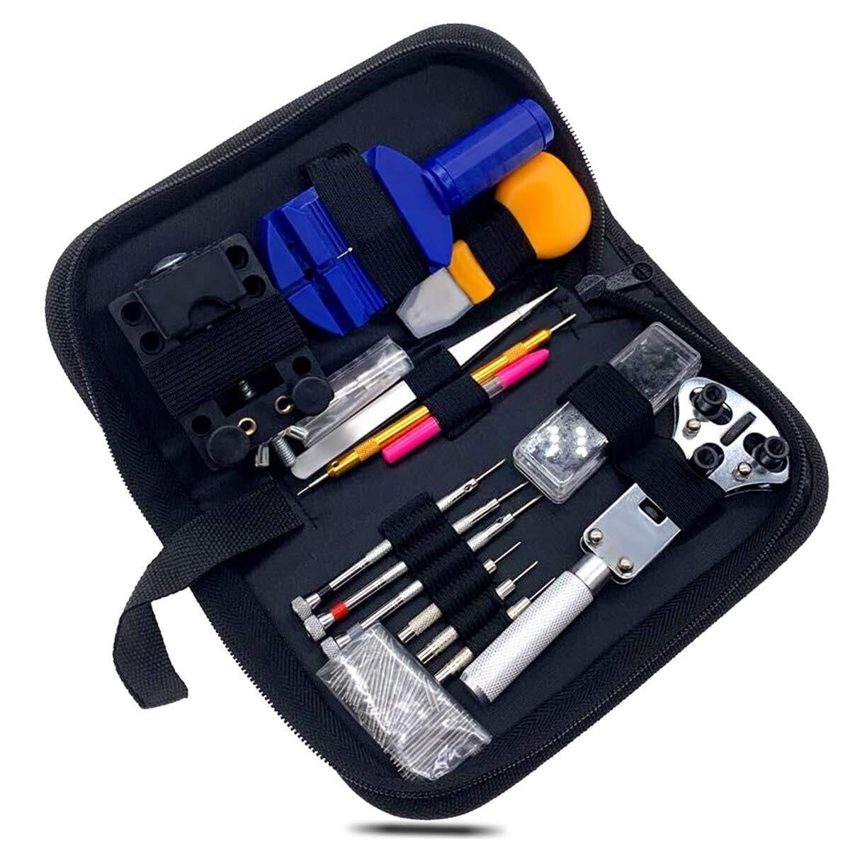 Kit de reparación de Relojes de 144 Piezas, para Quitar la Correa y Abrir la Parte Inferior del Reloj.