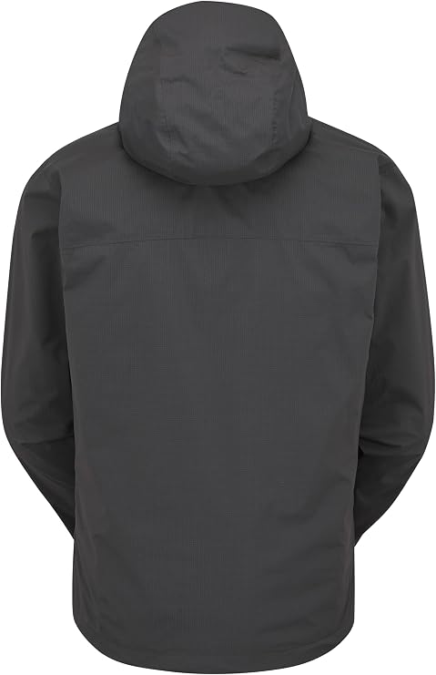 Rab Men's Downpour Light Jacket - Lightweight Waterproof Hooded Coat for Hiking & Trekking