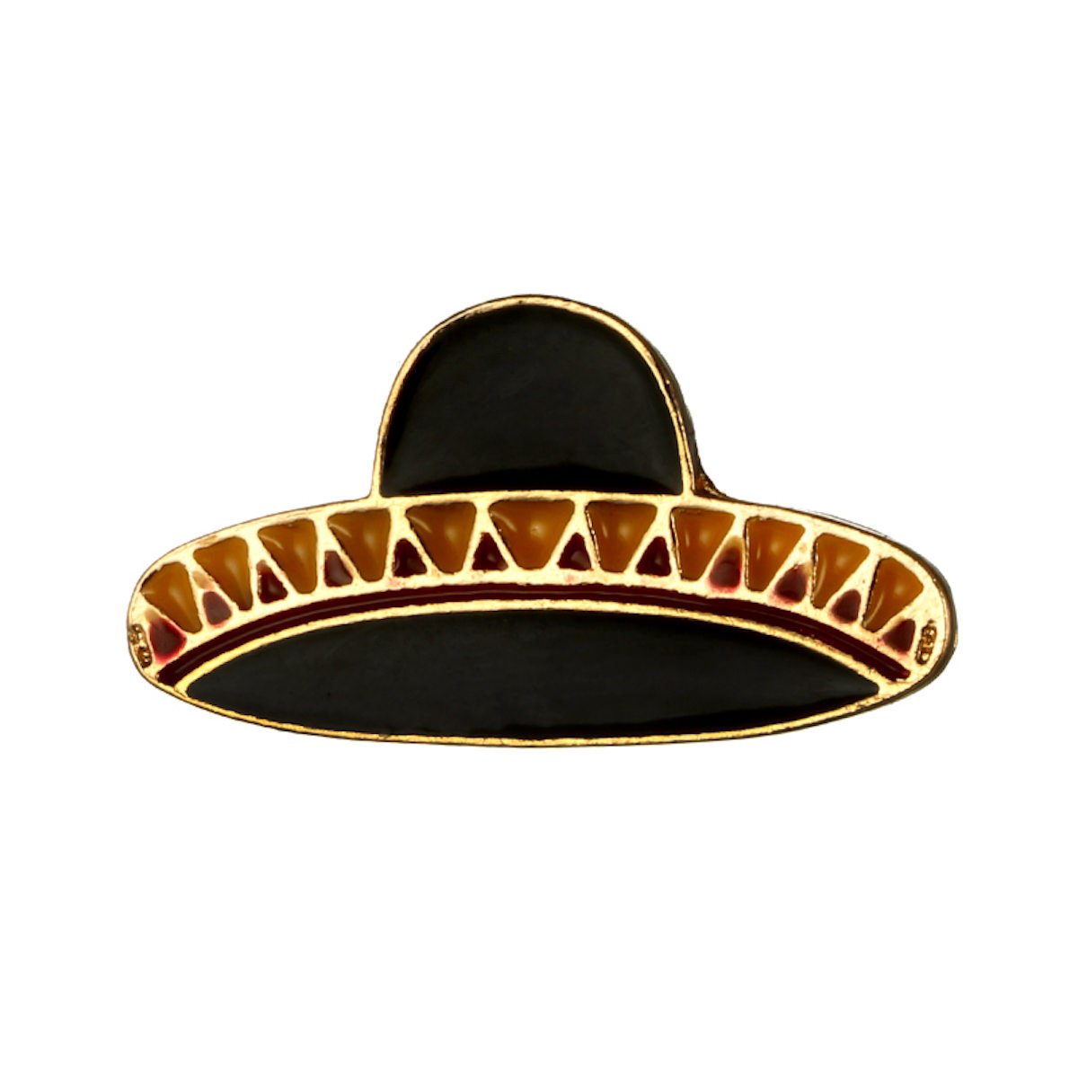 BlinggSombrero Mexican Hat Design Pin Brooch Gift for Men & Women
