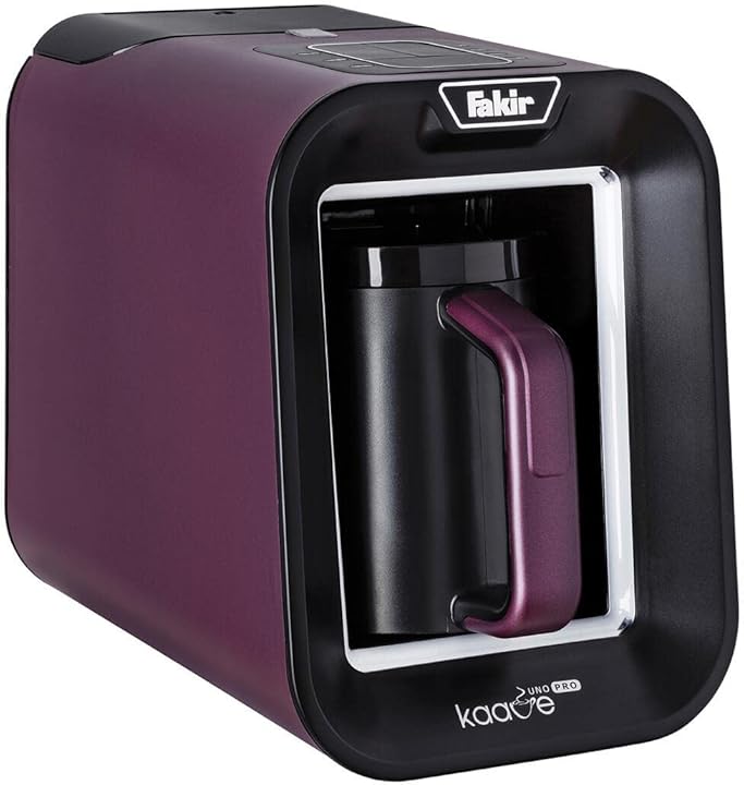 Fakir Kaave Uno Pro Türk Kahve Makinesi, 735W, 4 Fincan Kapasite, 1 L Hazne, 32.5 x 24 x 29 cm, Violet