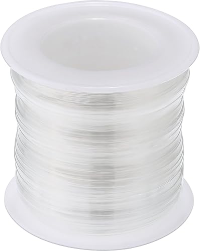 BBTO Correa elástica transparente, ligera, elástica, transparente, para proyectos de costura de tela (33 yardas x 0.12 pulgadas)