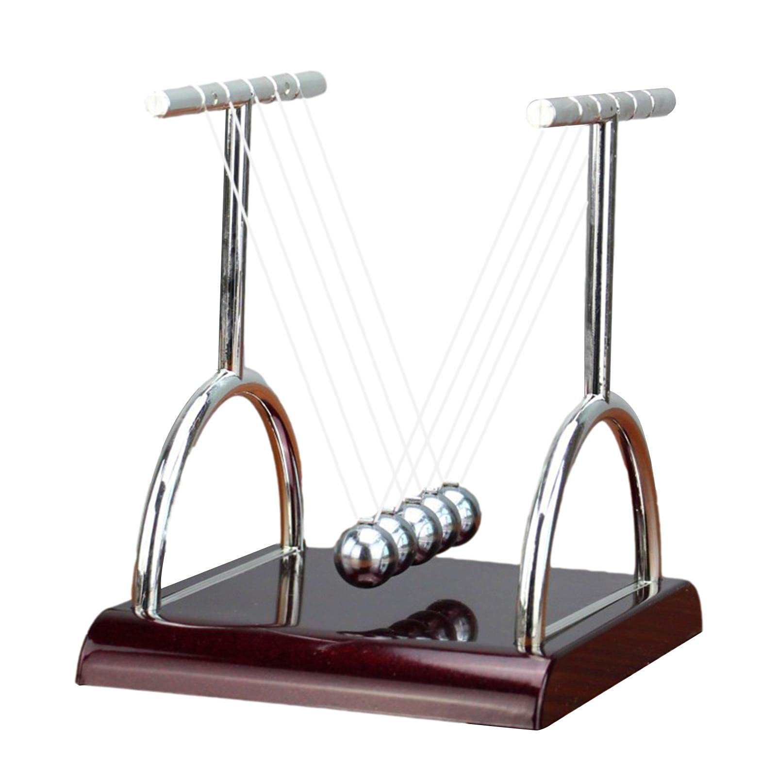 Buy Rubeyul Newton's Cradle Balance Steel Balls, Classic Pendulum Balls