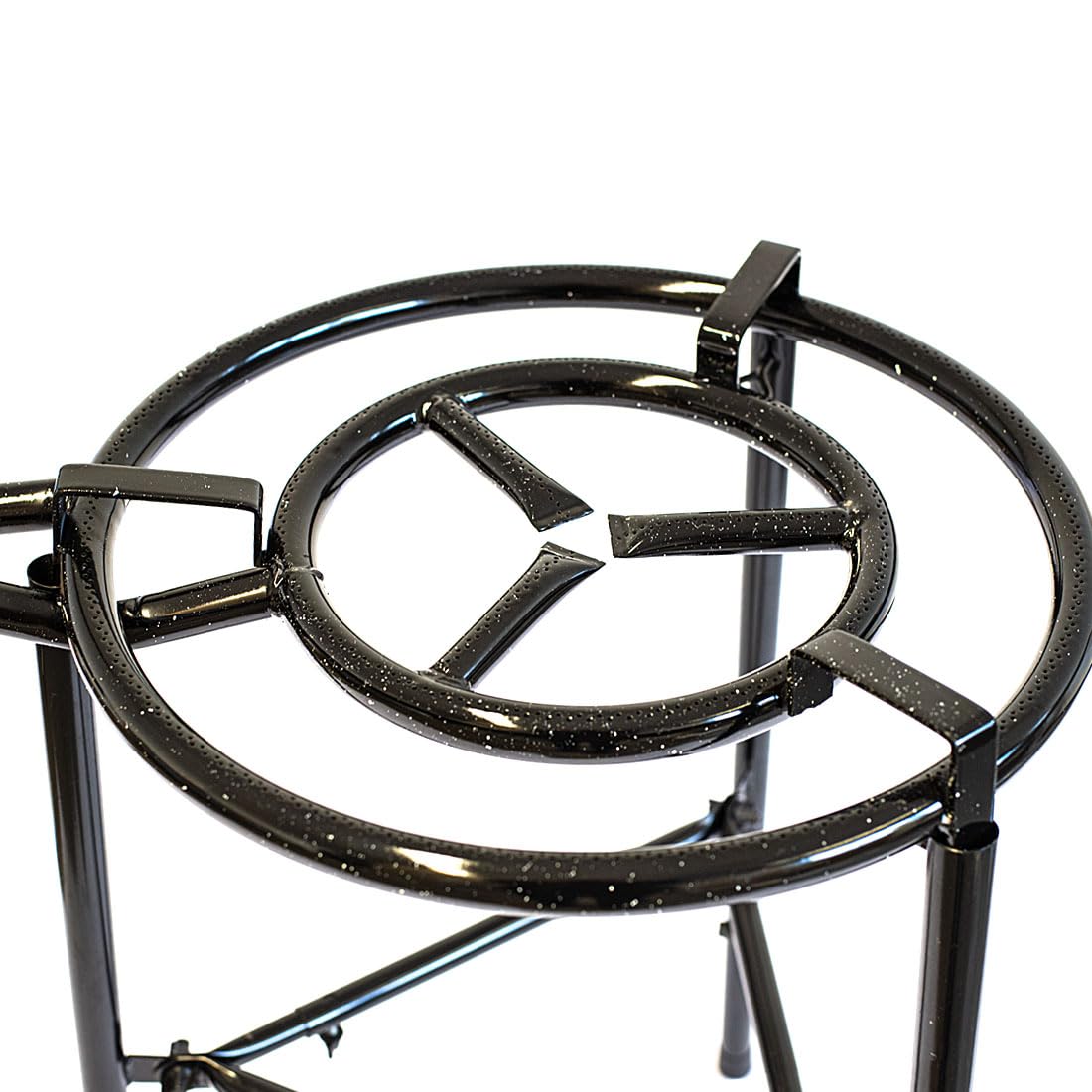 Kochmann Germany Paella Gasbrenner Grillset - Authentisches Kocherlebnis mit zwei Brennringen Premiumfüße (40cm)