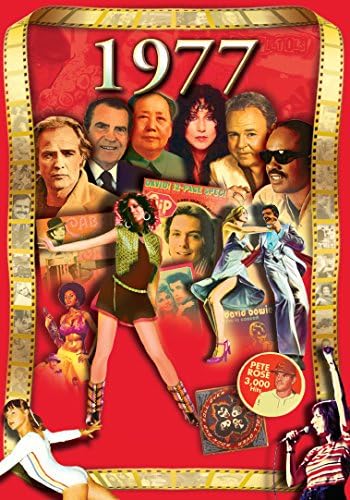 Miniatura 2 de Flickback Tarjeta de felicitación de DVD de 1977 regalo de cumpleaños de 1977 o regalo de aniversario