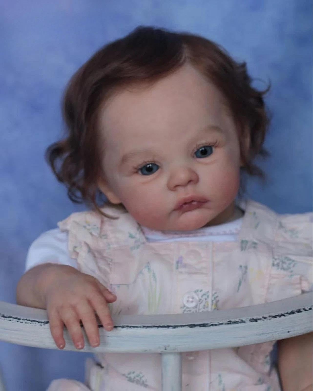 RXDOLL Realistyczne lalki Reborn Baby Dolls Vinyl Full Body Girl 45 cm realistyczne lalki noworodka, które wyglądają prawdziwie ważony silikon, lalka Reborn Anatomicznie poprawna lalka bobas