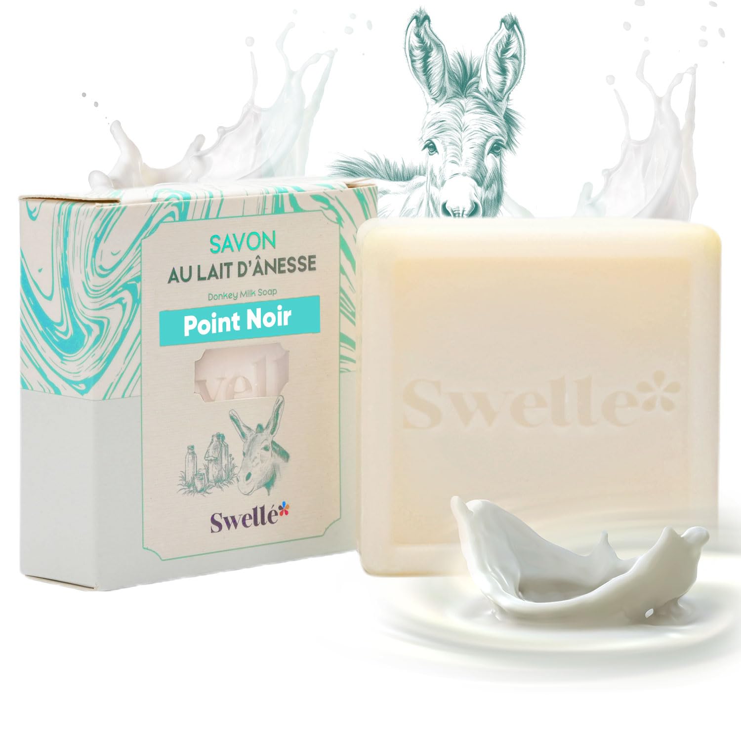 Savon Solide Au Lait D'ânesse Bio Oléanat - 100g | Pour Le Visage Et Le Corps | Douceur Naturelle