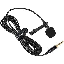 Lapel Microphone - Compact Lavalier Mic, Clip- Headset Mic Lapel Microphone | Multifunctional Voice Booster Speaker Lapel Mic Lightweight, Gam-140 Lapel for Training Seminar Broadcast