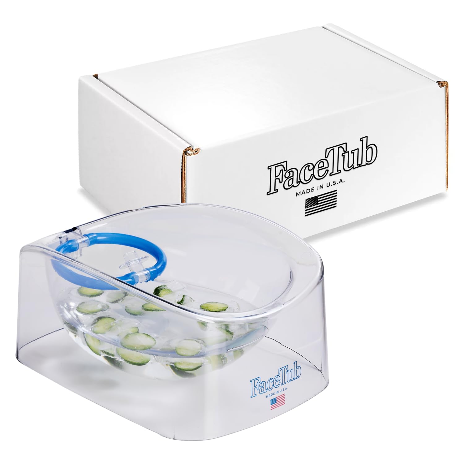 The FaceTub Cold Ice Bath, Premium Face Bowl For Ice, Face Tub Facial Cold Plunge to Support Skin Health & Relaxation, Facial Cold Plunge with