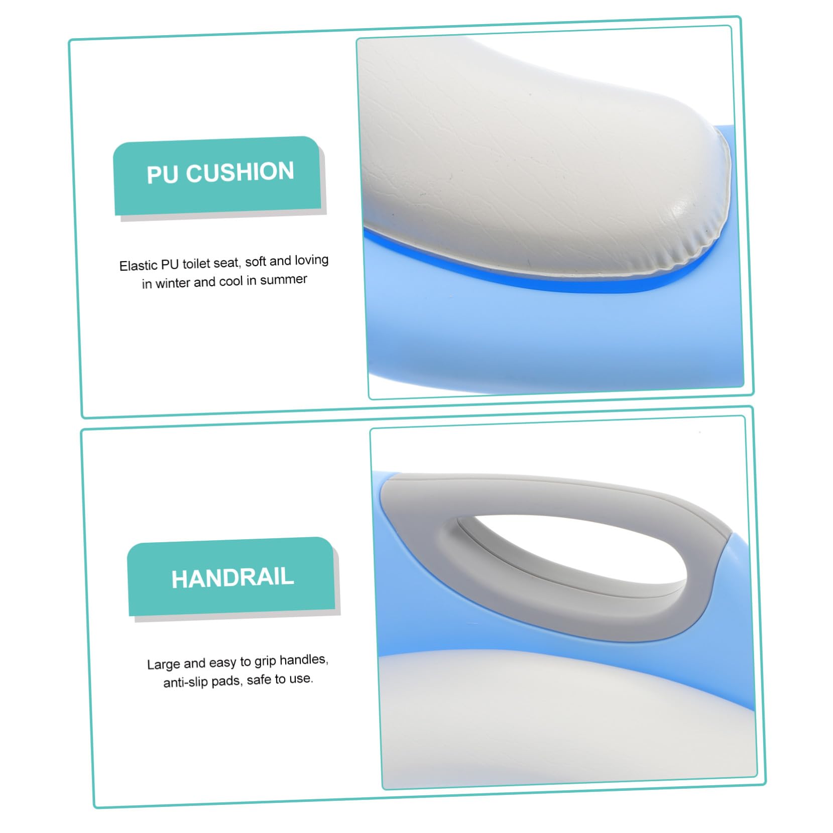Toddmomy Asiento de Inodoro para Orinal Asa Cojín para Orinal Útil para Entrenamiento de Inodoro Taza para Pequeños Adecuado