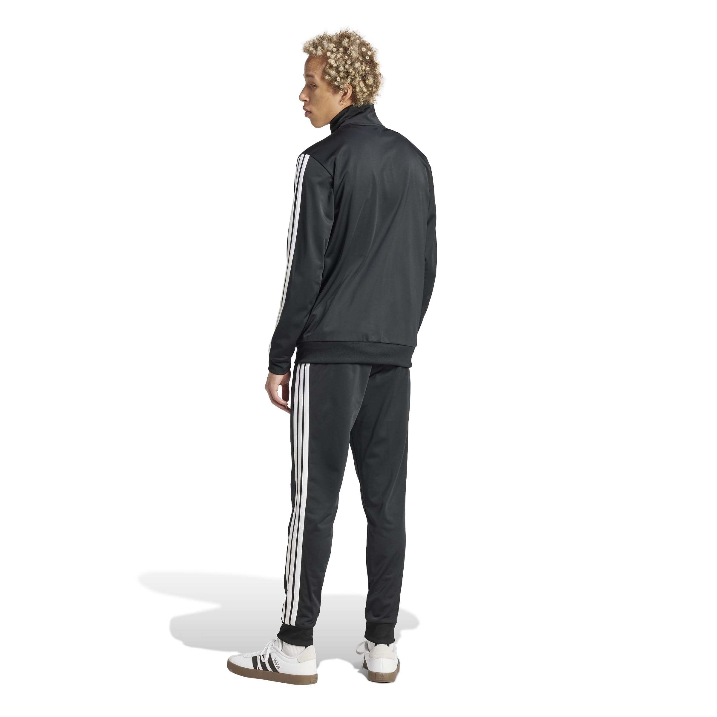 adidas Uomo Sportswear Basic 3 Stripes Tricot Tracksuit