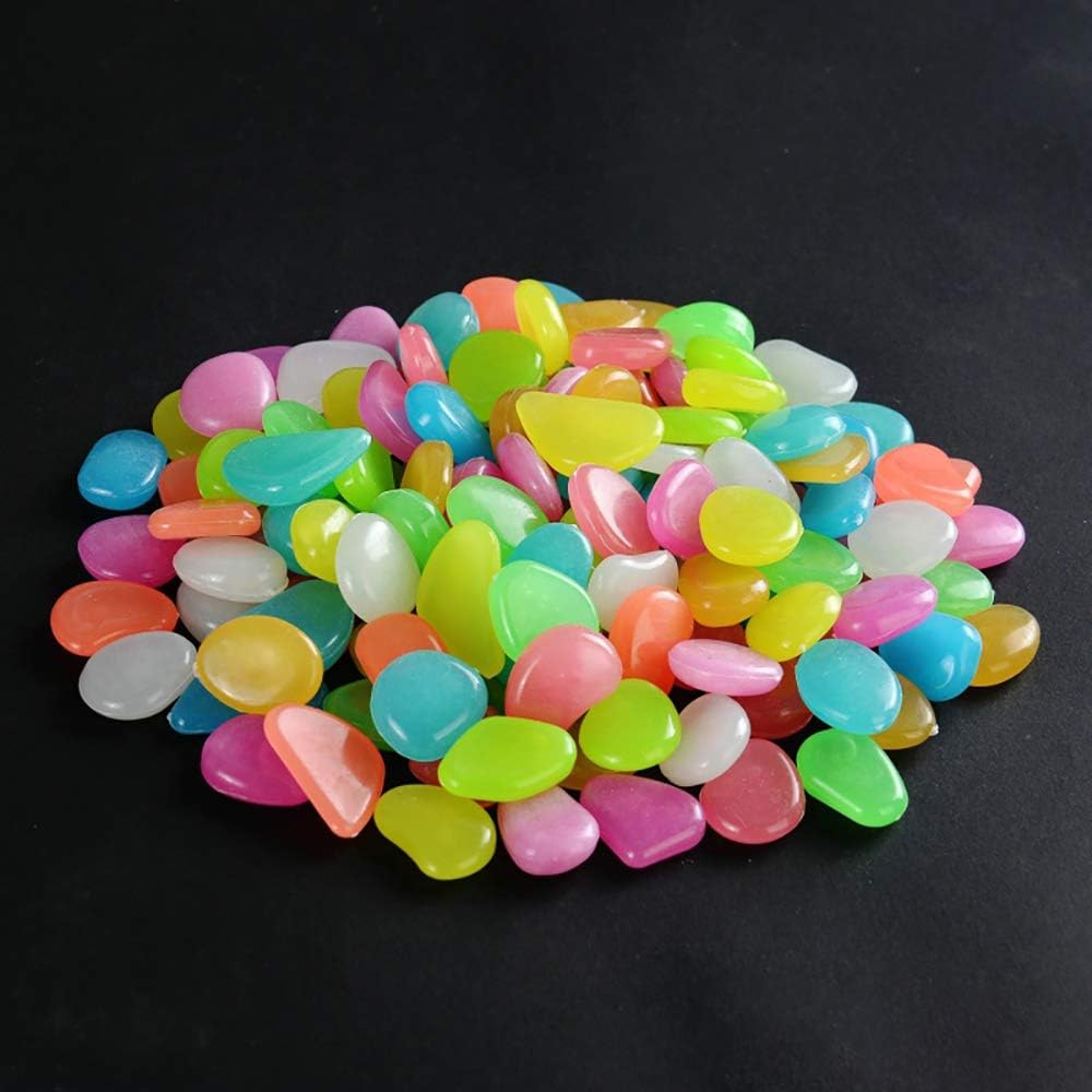 snika Radium Glossy Stone Decorative Aquarium and Vase Fillers Pebbles for Garden Home in Dark Glowing Stepping Glows The Night Rocks Set Decoration (100 pcs) (Multicolour) (B0D3QH2M87) Amazon Price History, Amazon Price Tracker