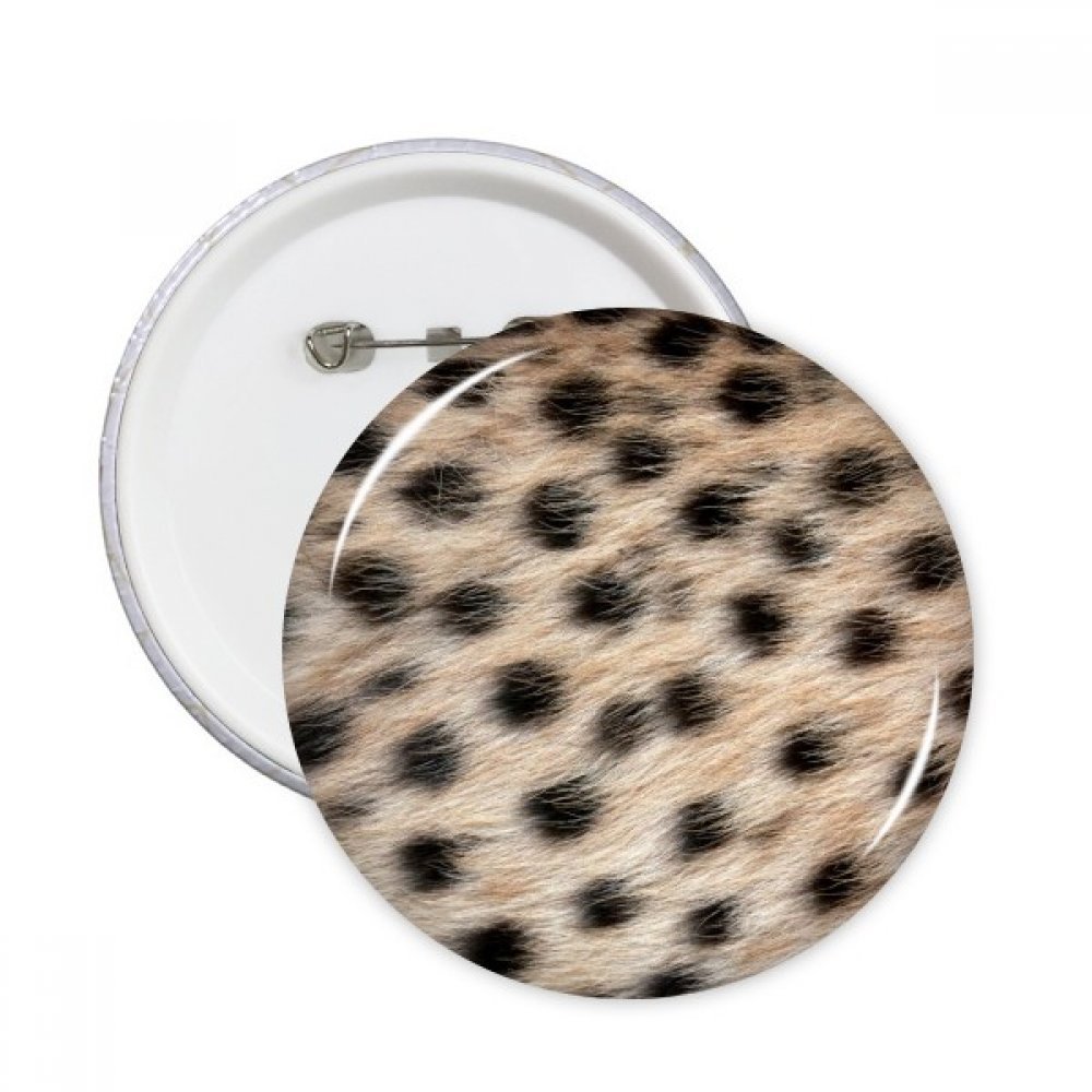 Badge Pins rond Plume Leopard DIYthinker, idée cadeau originale pour customiser un look