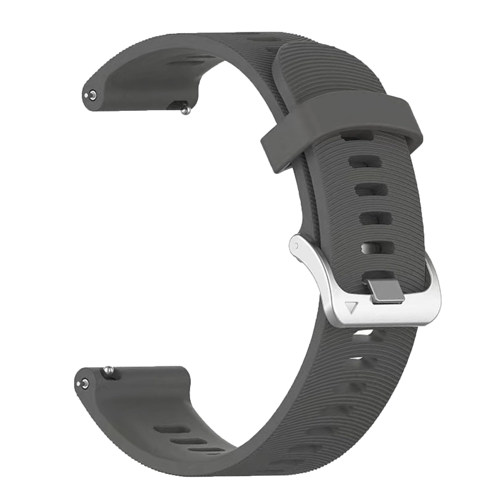 Oumida Armband für Garmin Forerunner 245/645/165/55, 20mm Wellenmuster Silikon Armbänder Sport Ersatzarmbänder