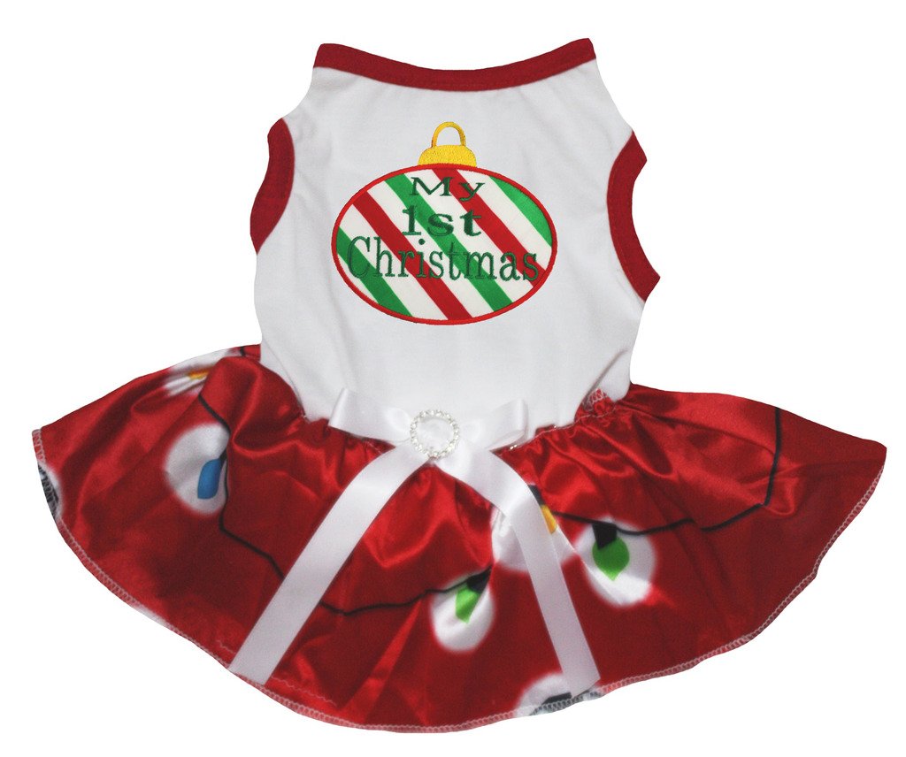 Robe de Noël pour chien pour briller lors du réveillon en famille