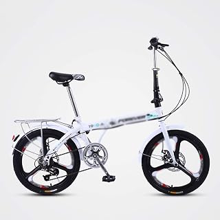 Kerryshop Folding Bikes Foldable Bicycle Ultra Light Portable Variable Speed Small Wheel Bicycle -20 Inch Wheels foldable bicycle