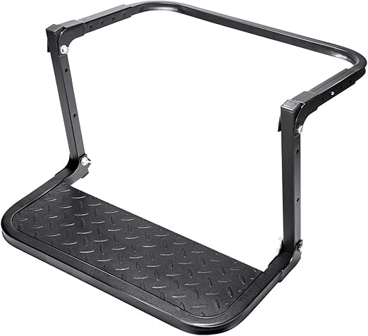 AA Products Universal Tire Steps for Pickup Truck, SUV and RVs Adjustable Mounted Auto Step Fits Any Tire from 9'' to 13'', Rated up to 300 lbs