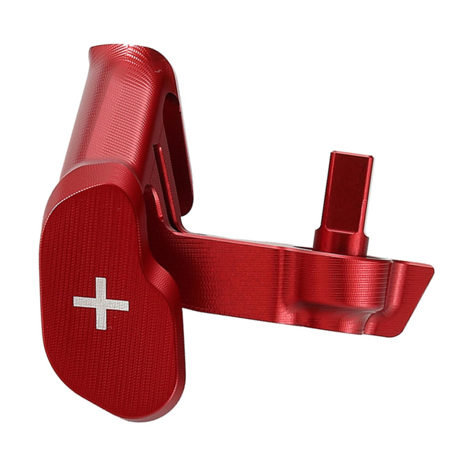 CRFFZ Motorcycle Shifter Control Thumb Shifter Paddle Aluminum Throttle Lever Thumb Tap Motorbike Accessories Aluminum Throttle Lever Replacement with Paddle for Motorcycle Customization and Control