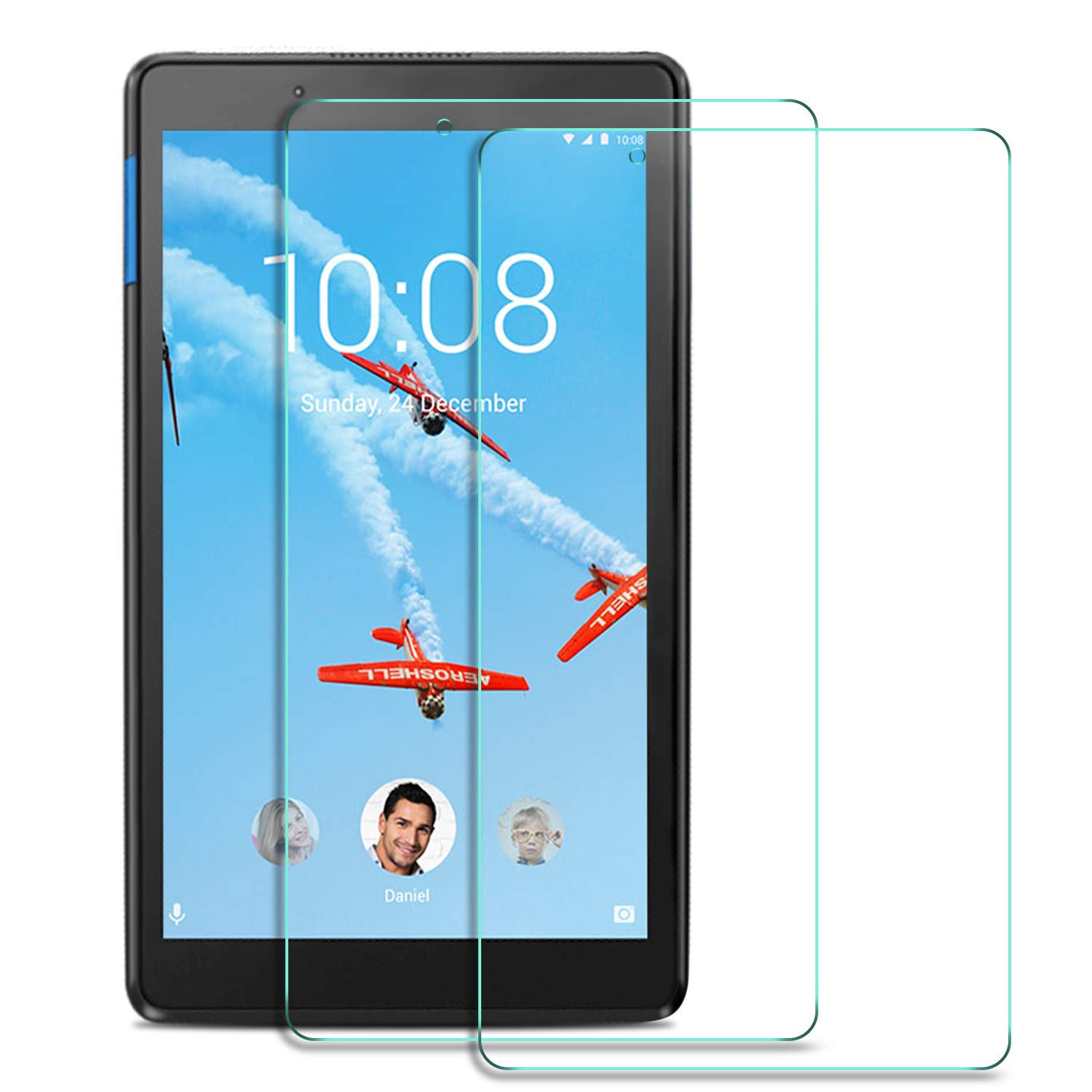 Eltd Clear Screen Protector Anti-Scratch Anti-Bubble Anti-Fingerprint Glass Screen Protector Compatible Lenovo Tab M10