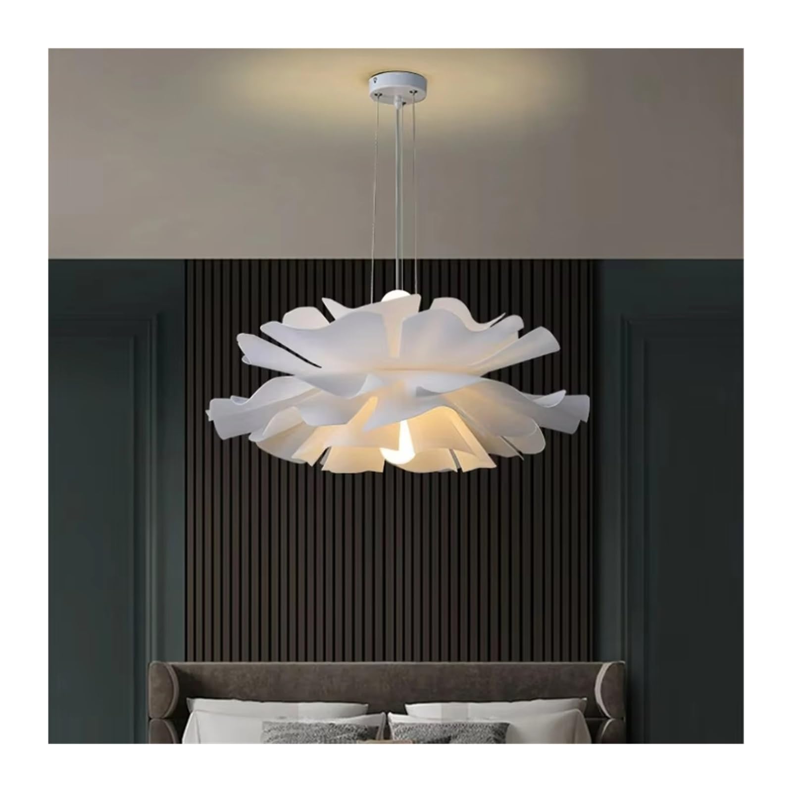 Lampade a Sospensione nordiche a Forma di Fiore in Acrilico per Camera da Letto, Soggiorno, Sala da Pranzo, Decorazione, lampade a Sospensione, lampadari