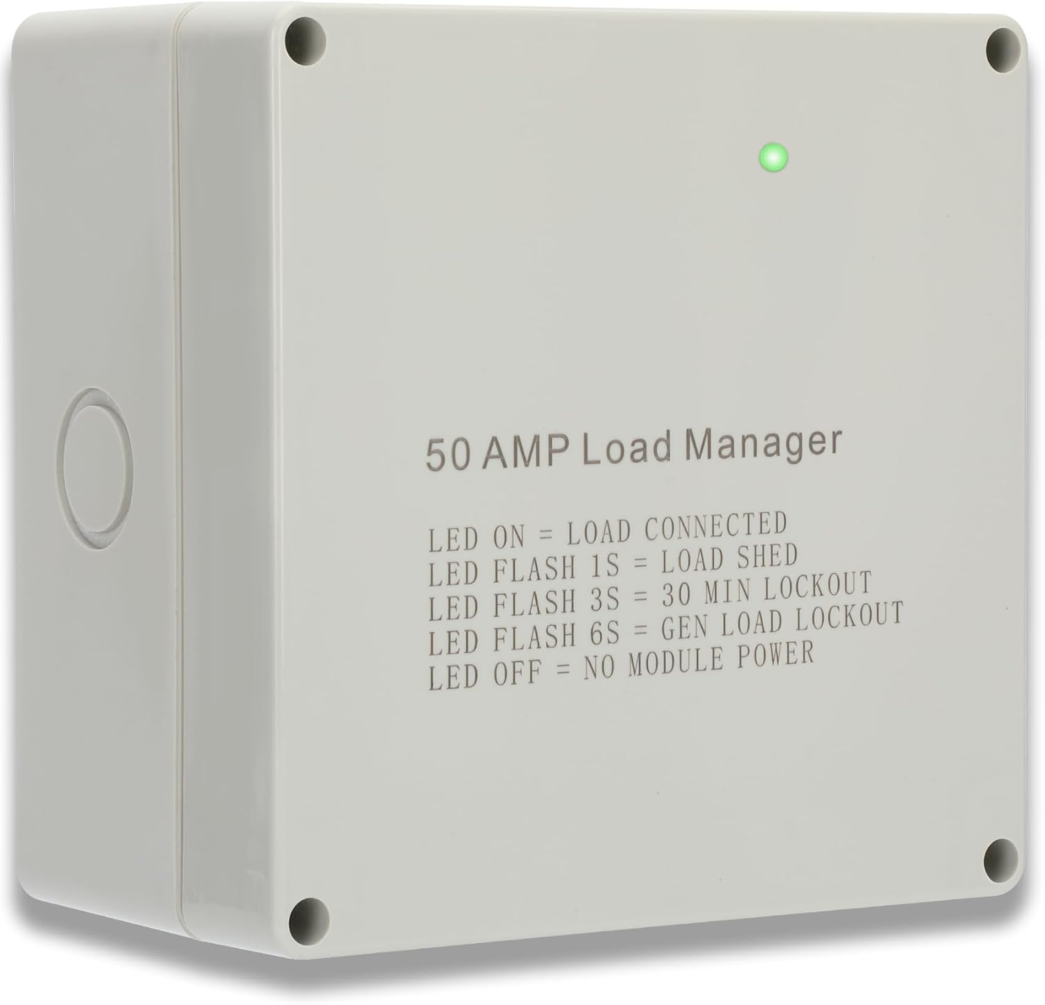 50 Amp Load Shed Module Compatible with generac 7000, Smart Management Module Protects Generator from Overload, Lock-Out Feature and LED Status Display for Convenient Operation