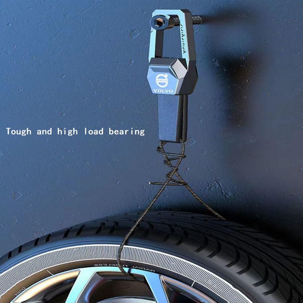Coprichiavi In TPU Con Portachiavi Per Volvo XC40 2018-2022 2023 – Blu – Z.MYUKI