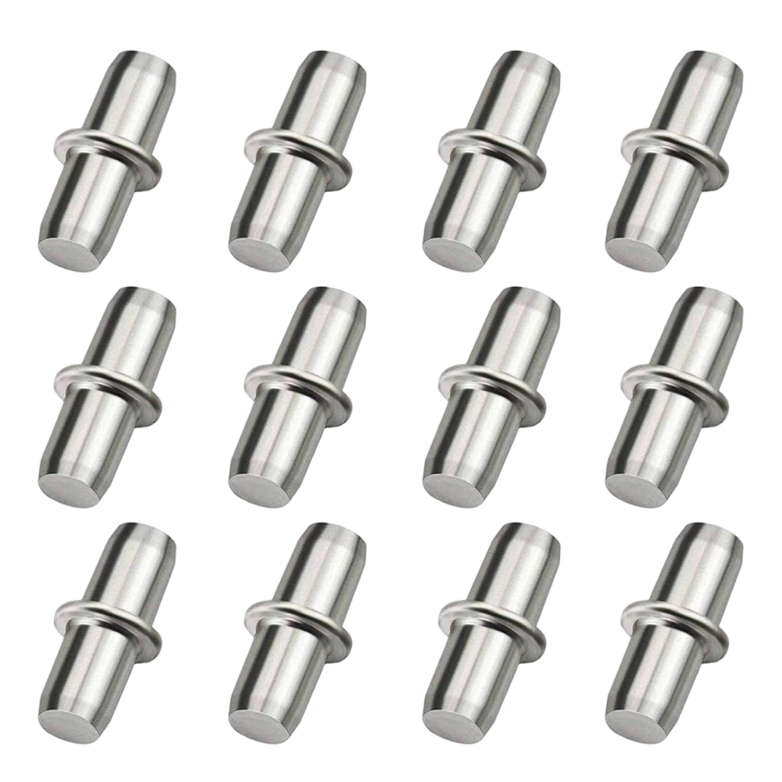 12 PCS Shelf Support Pegs, Replacement Shelf Support Pins, 5mm Stud Bookcase Pegs, for Shelves Cabinets Brackets Office Furniture Kitchen