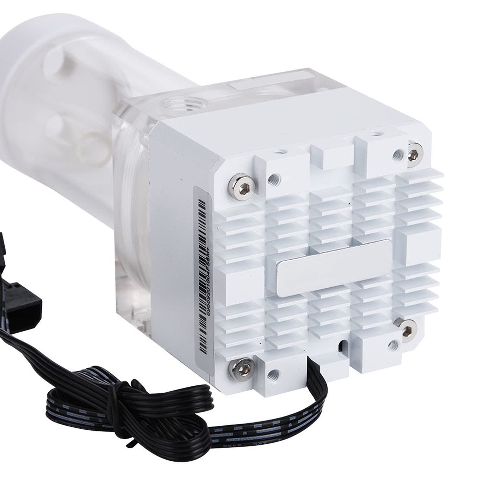 Kit Refrigeración Líquida PC RGB, Bomba Depósito Integrado 17cm Compatible with PUB FS6PD, 800L/H Alta Presión 4M, Enfriamiento CPU Personalizado Silencioso para Gaming