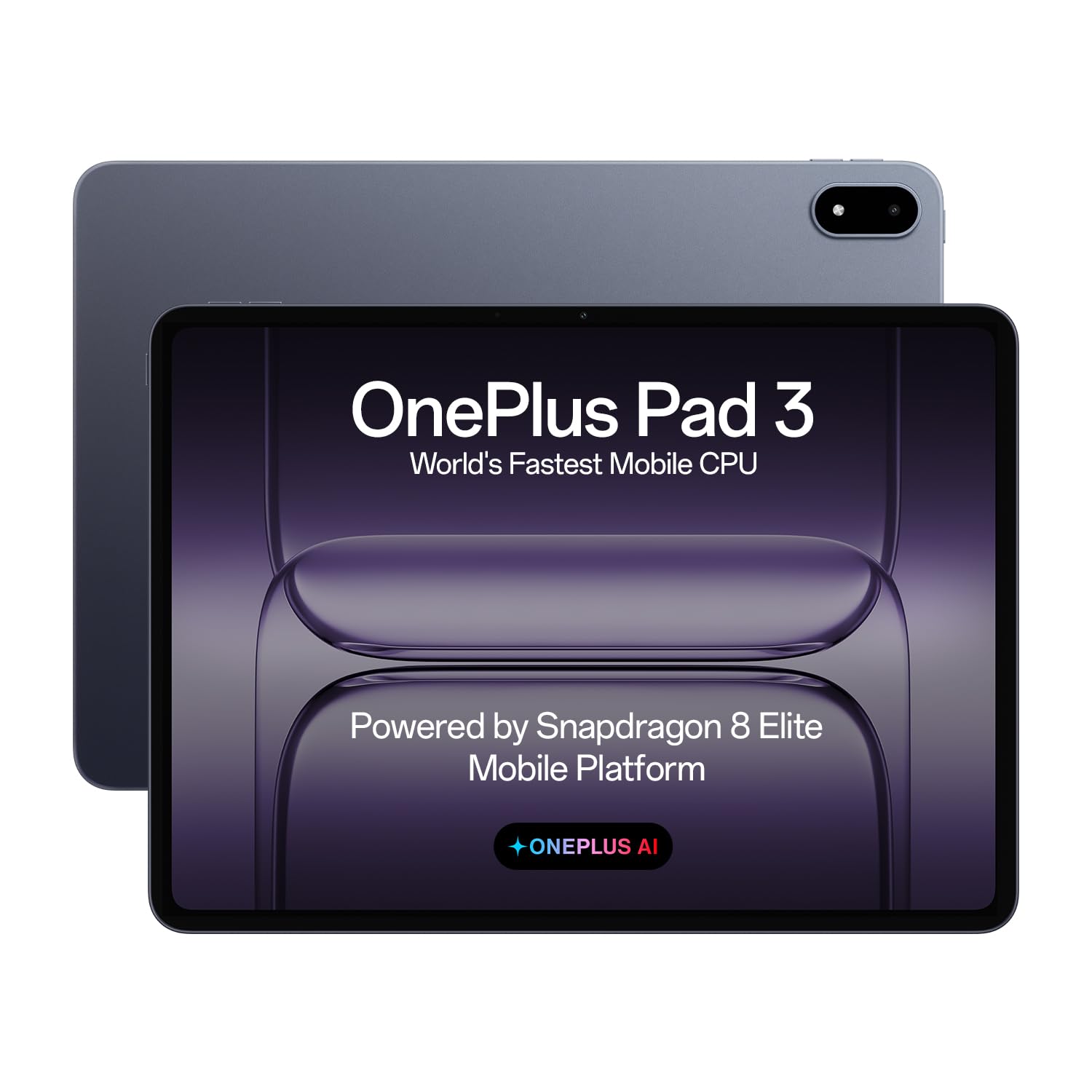 OnePlus Pad 3 World's Fastest Snapdragon 8 Elite Processor, 13.2" 3.4k Screen, 144Hz Adaptive Refresh Rate, 8 Speakers, OnePlus AI, 12140 mAh Battery, 16 GB RAM + 512 GB ROM WiFi, Storm Blue