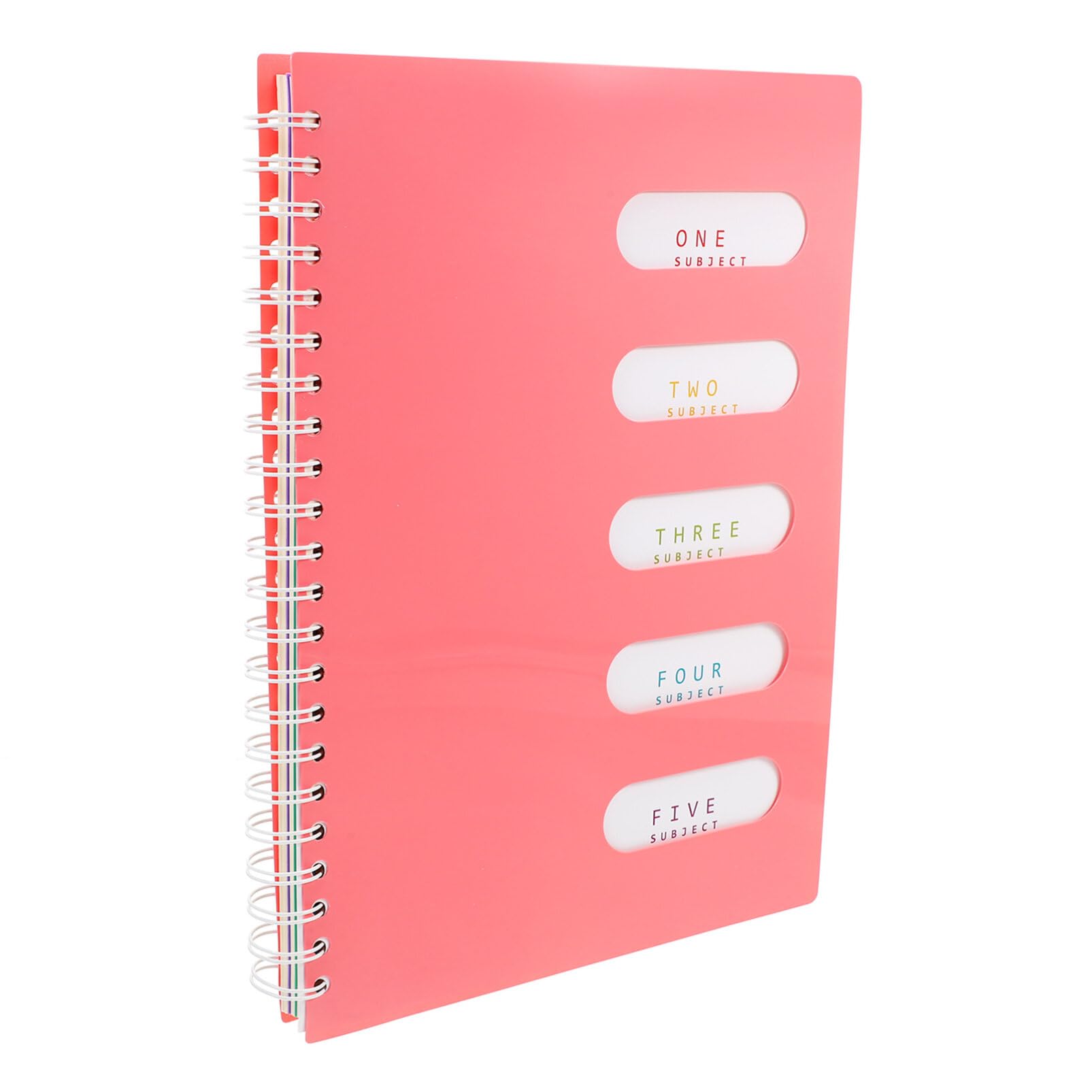 Operitacx Quaderno Spirale Quadretti Blocco Note per Studenti e Ufficio Materiale Scolastico Leggero e Resistente