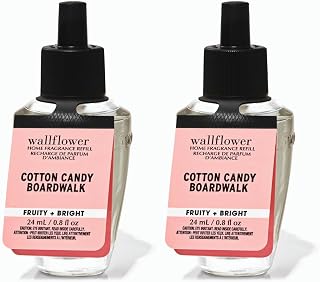 Cotton Candy Boardwalk Wallflower Fragrance Refill 2-pack, 0.8 fl oz / 24 mL each - 1.6 fl. oz. total (Packaging Label Artwork Styles May Vary)