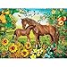 Produktbild Lkrou 5D Diamant Malere Diamond Paintingi Kit DIY Stickerei Mosaik Garten Pferd Dekor Handwerk Geschenk 45X60cm