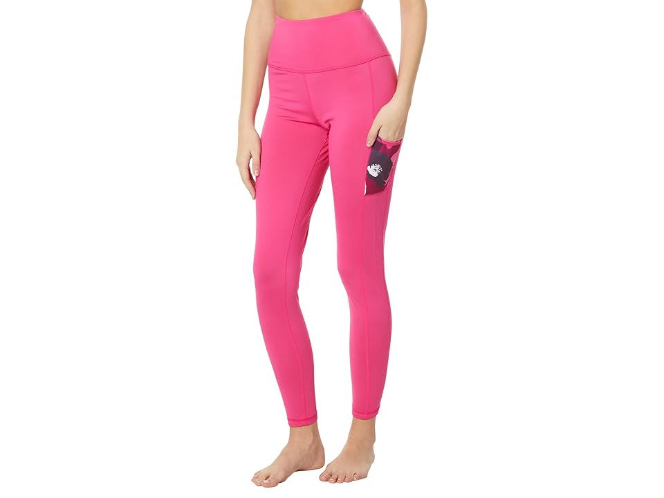 Hot Chillys Mec Pocket Print Tights (Poppies) Women's Clothing INTERNATIONAL SHIPPING
