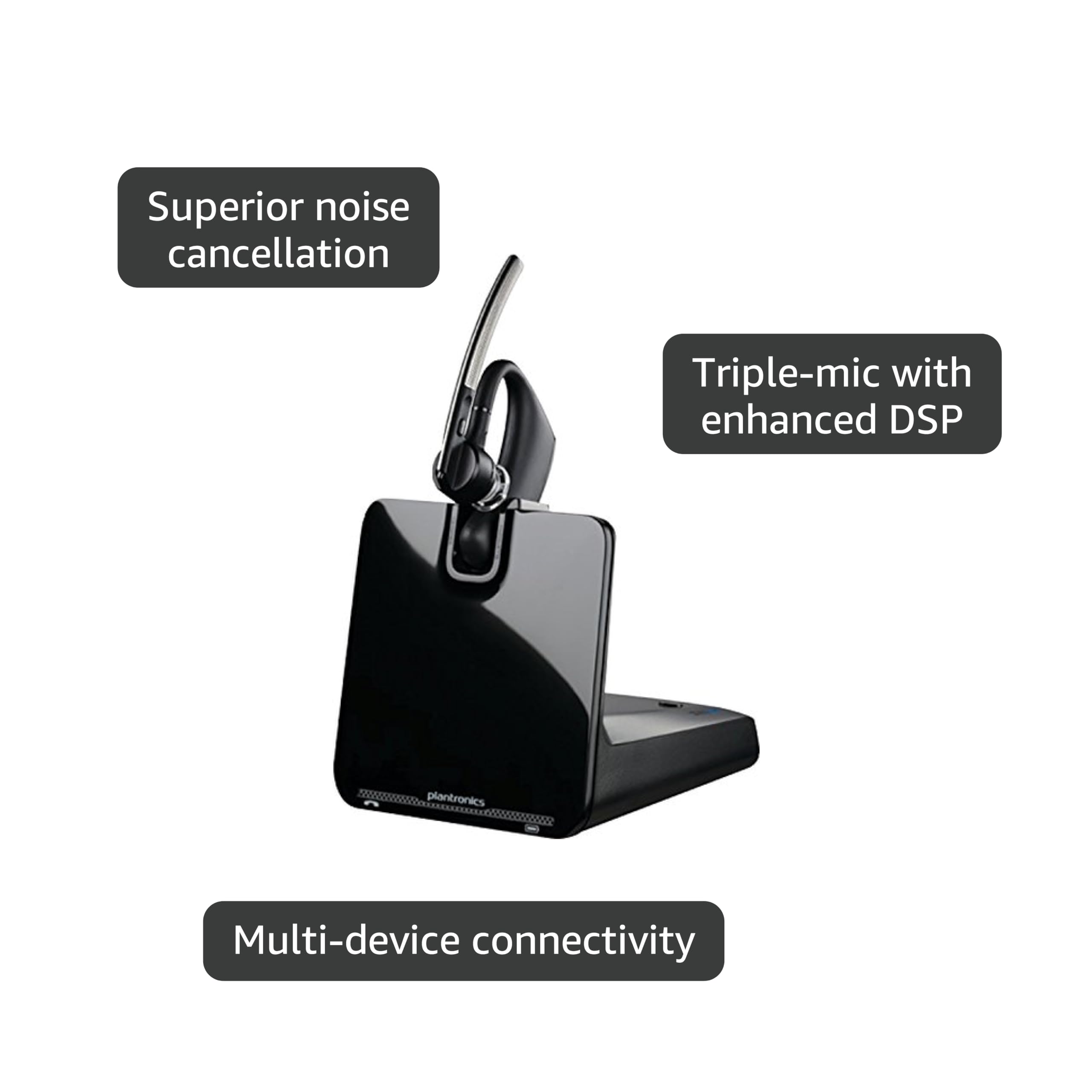 Amazon.com: Plantronics Voyager Legend CS Bluetooth Headset for