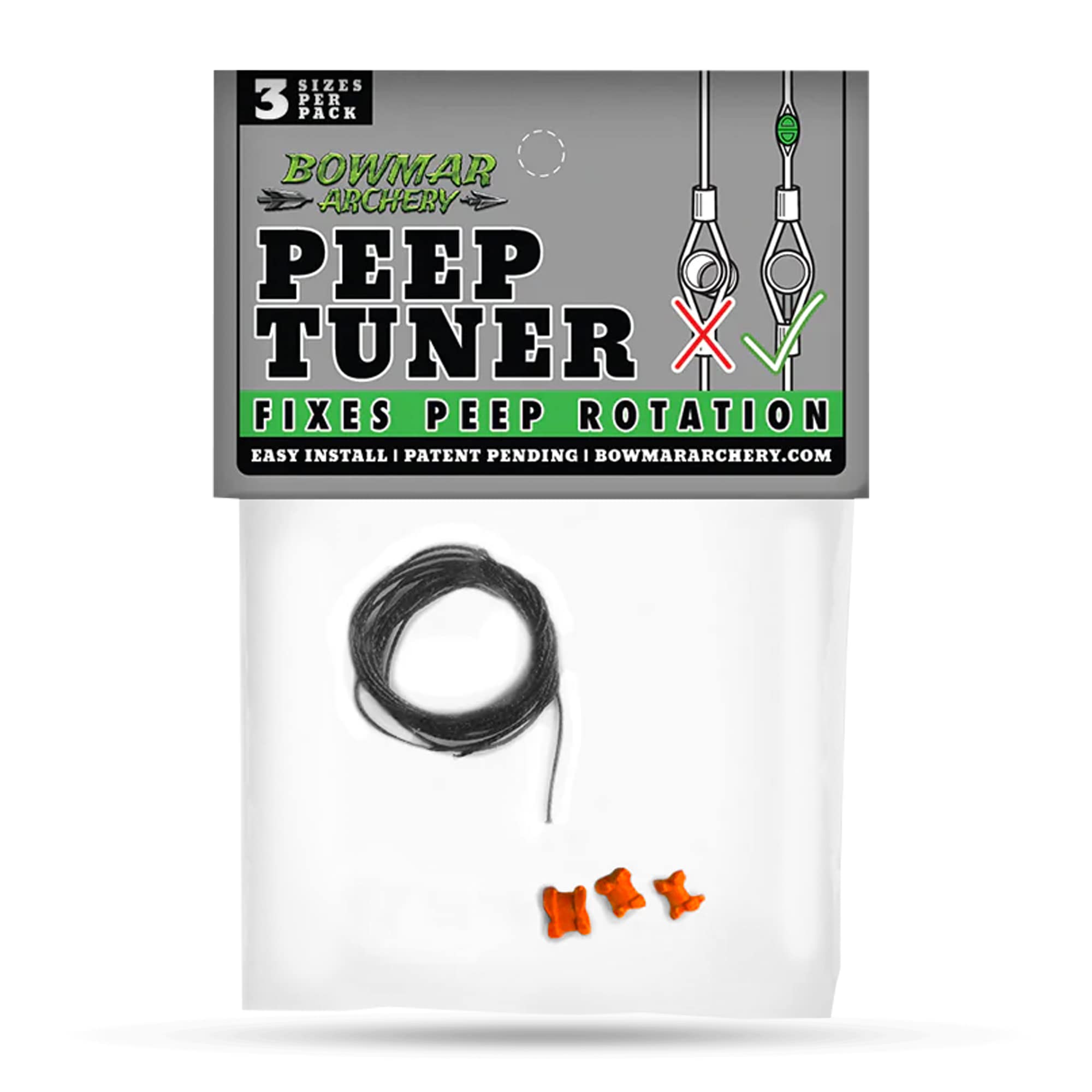 Bowmar Archery Peep Tuner (Orange)