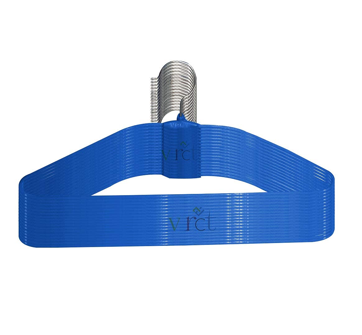 VRCT 20 Heavy Stainless Steel Cloth Hanger with Plastic Coating (Blue) (B095YTHFF7) Amazon Price History, Amazon Price Tracker