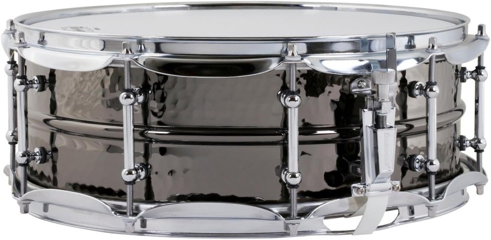 Ludwig Black Beauty Snare Drum - 5 Inches X 14 Inches Hammered, Tube Lugs