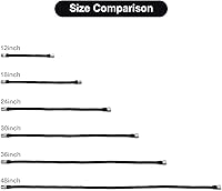 Vista 4 de Stanbroil Kit Conector de Línea de Gas Flexible sin Silbato de 3/8" X 12" para Hoguera de Gas Natural o LP y Chimenea