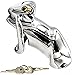 Cinturón de Castidad con Jaula para Pene para Hombres - Jaula de Castidad de Acero Inoxidable Jaula de Castidad Jaula para Polla Anillos de Metal Juguete Sexual Fetiche(Lange 42ring)