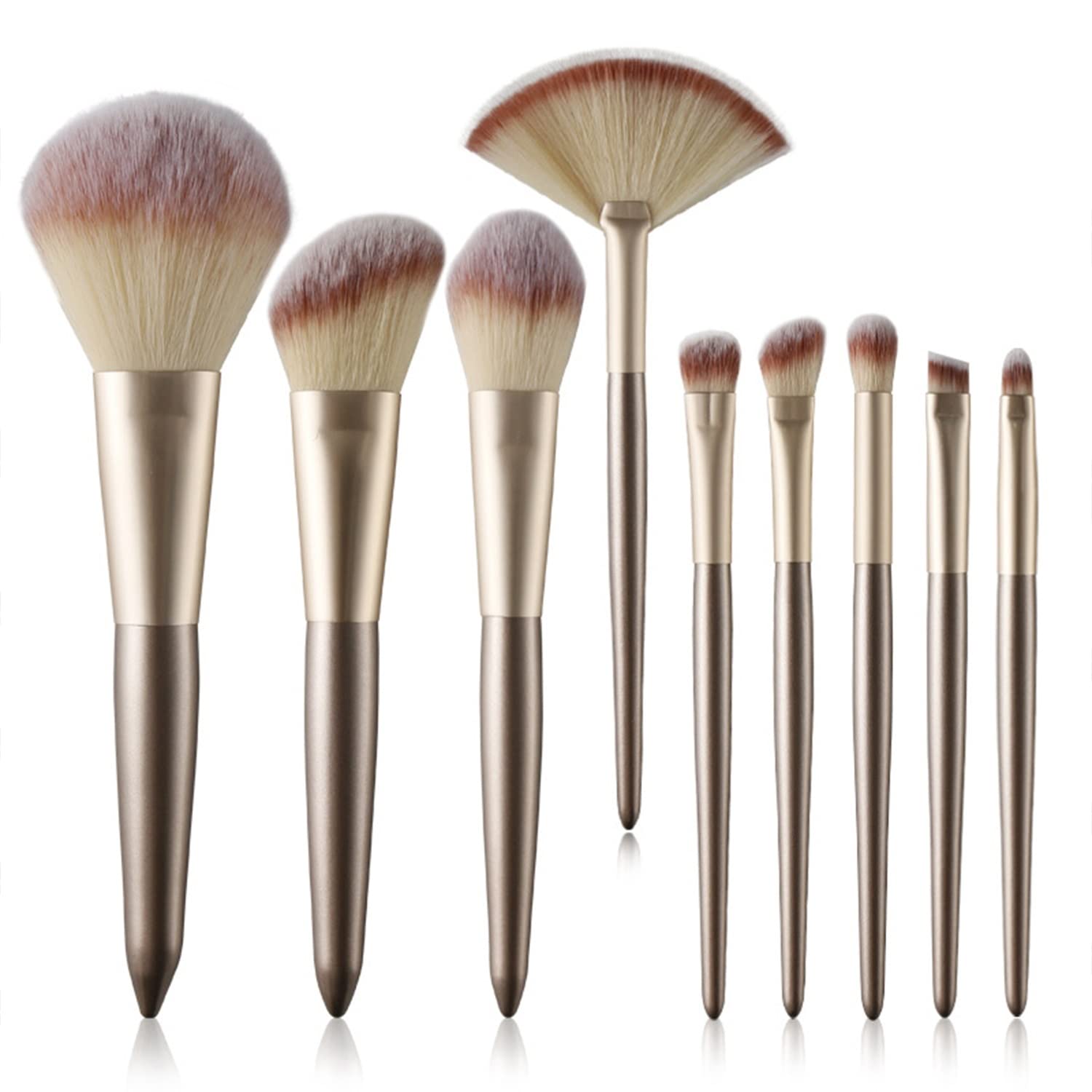 9-teiliges Make-up-Pinsel-Set für Kosmetik, Foundation, Puder, Rouge, Lidschatten, Blending, Make-up-Pinsel