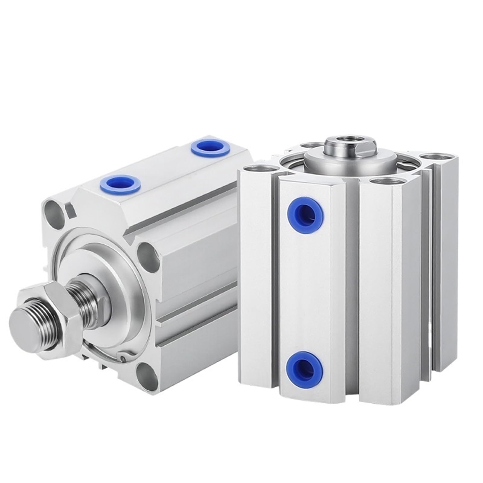 Cilindro neumático SDA 32mm con carrera de 20mm, máxima precisión en automatización compacta