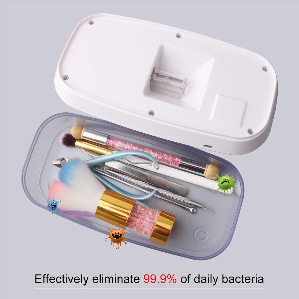 Scatola di disinfezione Sterilizzatore UV Scatola di disinfezione con ozono portatile a onda leggera per asciugamano per necessità quotidiane Nail Beauty Parrucchieri Catering
