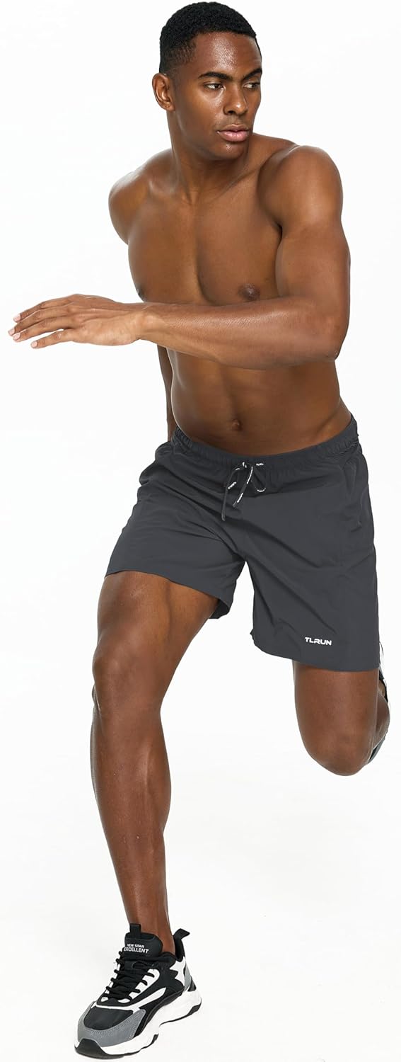 Men's Running Shorts 5 inch Ultra Lightweight with 5 Pockets Quick Dry Marathon Athletic Run Shorts Linerless - Image 6
