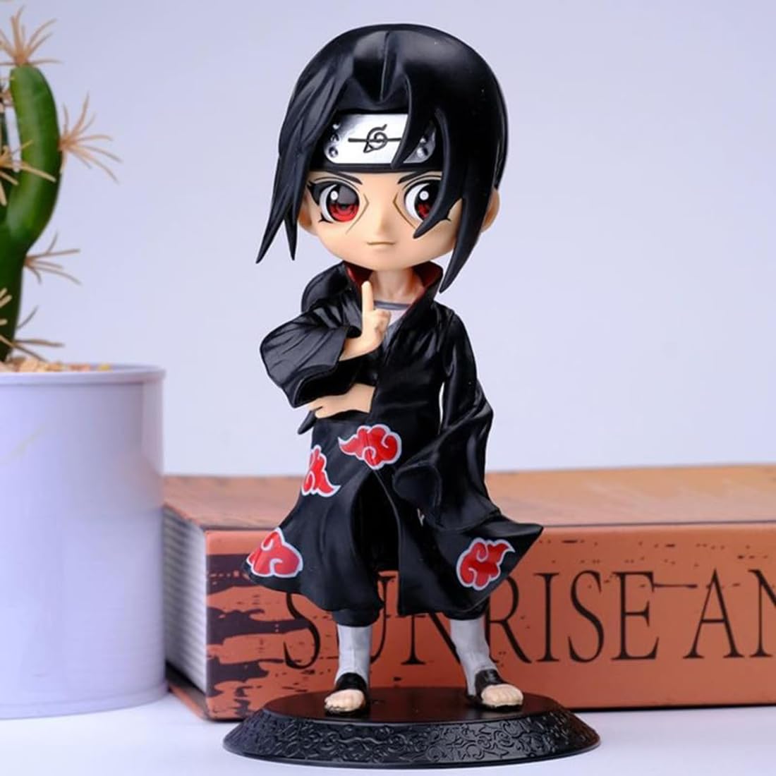 FowWelt Anime Cartoon Character Q Posket Action Figure | Limited Edition | Attractive Lightweight Durable Toy Figures for Home Decors Office Desk and Study Table - Itachi - Image 5 thumbnail
