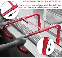 Vista 2 de Hausse - Escalera de escape de incendios retráctil de 3 pisos, 25 pies