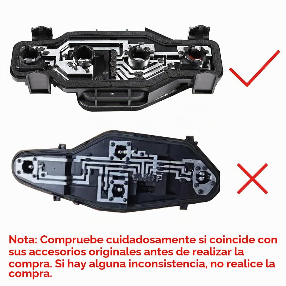 Portalámpara para faro trasero compatible con Peugeot Partner Citroën Berlingo de 1996 a 2007 634679 Soporte de bombilla para faro trasero