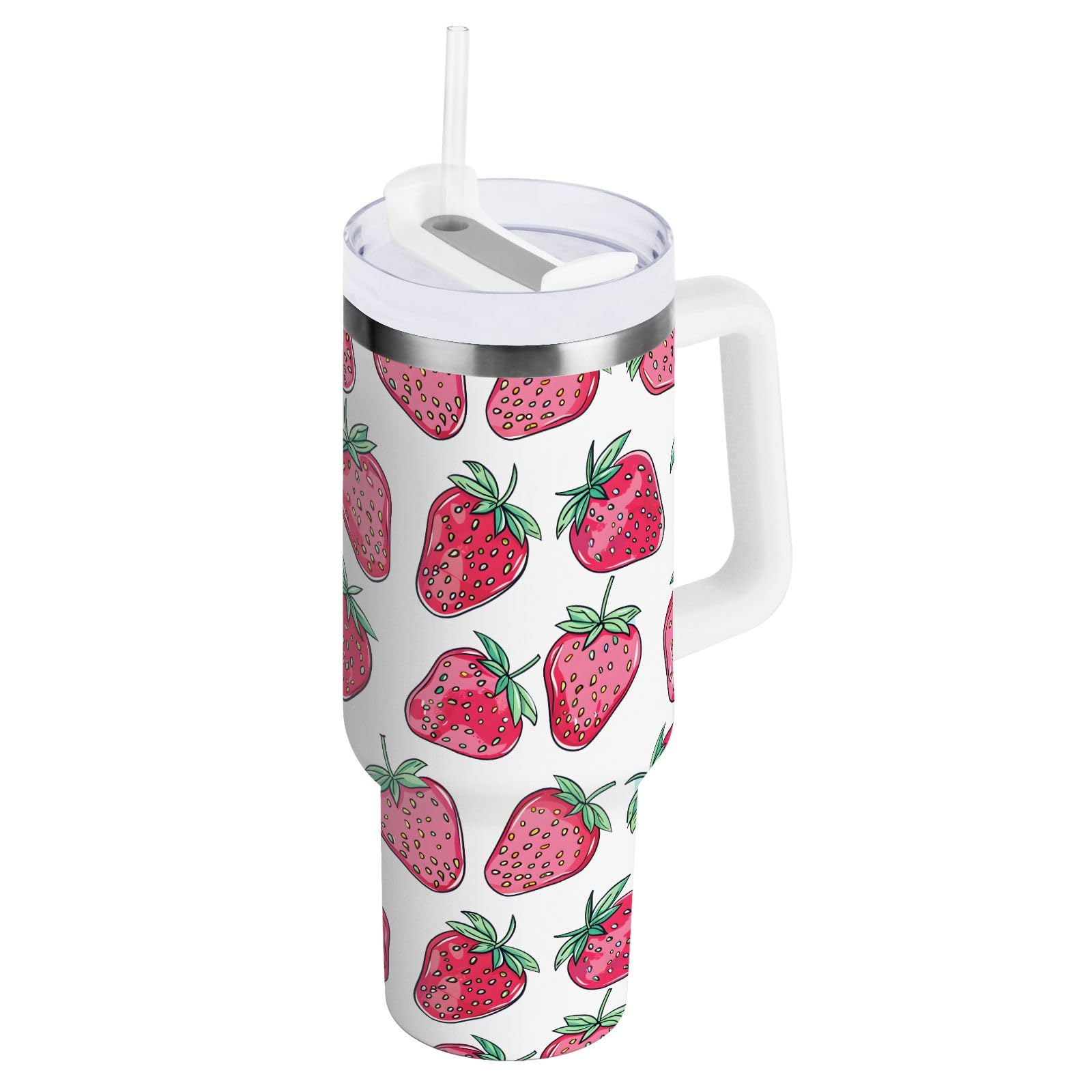 Bicchiere termico n acciaio inossidabile con cannuccia | Logo Personalizzato | Da 10,98