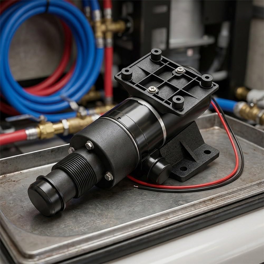 Pompe à eaux usées en acier inoxydable pour camping-car 12 V CC Puissance