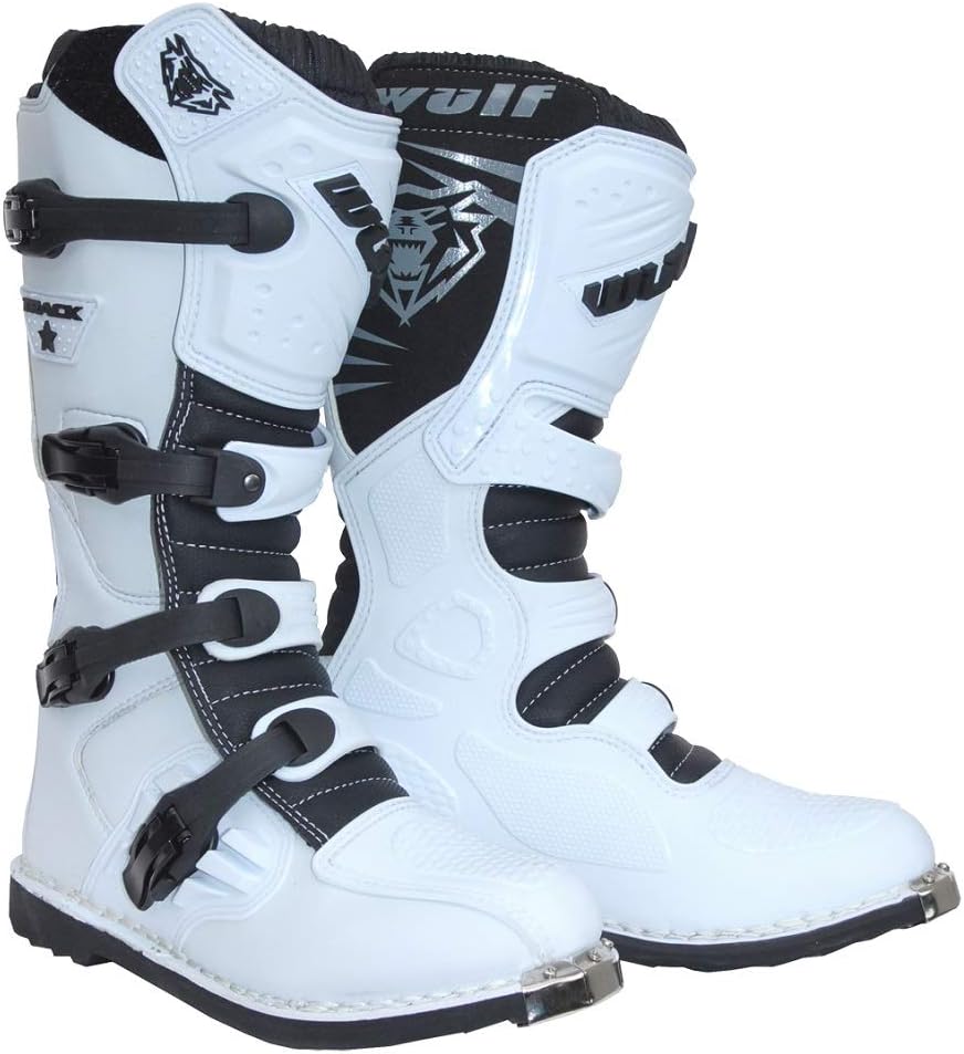 TRACKSTAR WULFSPORT MX ADULT BOOTS NEW 2016 Motorbike Motocross Quad Sport Racing Boots Black