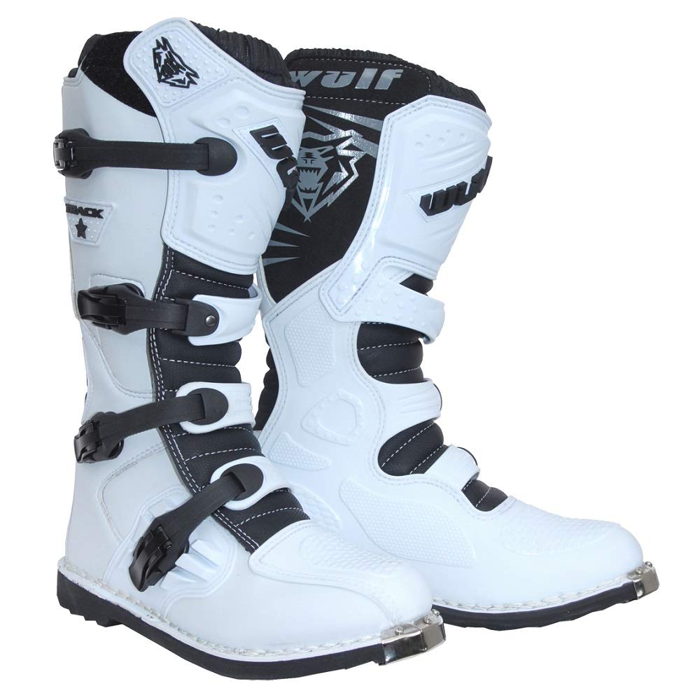 TRACKSTAR WULFSPORT MX ADULT BOOTS NEW 2016 Motorbike Motocross Quad Sport Racing Boots Black