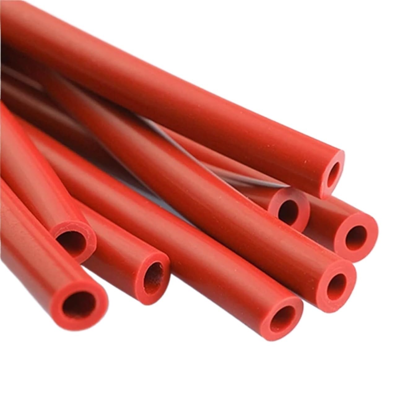 Silicone Tubing Hoses, Rubber Tub Rust Red Silicone Hose I.D. 2-32 mm Heat Vacuum Cool Tube(5M-ID 14MM X OD 18MM)